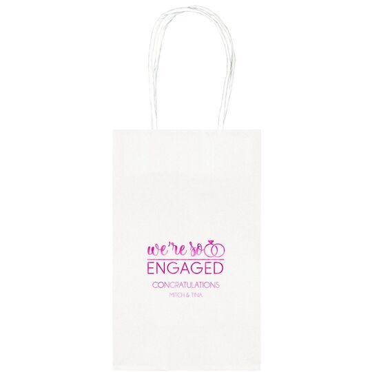 We're So Engaged Medium Twisted Handled Bags